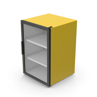 Yellow Mini Refrigerator PNG & PSD Images