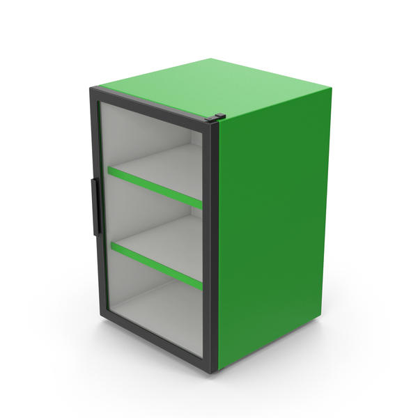 Green Mini Beverage Refrigerator PNG & PSD Images