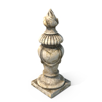 Marble Architectural Vase PNG & PSD Images