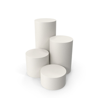 Cylindrical Steps Podium PNG & PSD Images