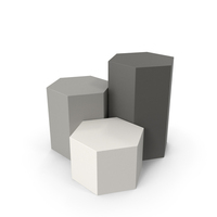 Hexagonal Podium PNG & PSD Images
