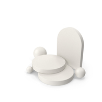 Pedestals From Geometric Forms PNG & PSD Images