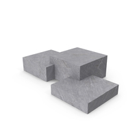 Concrete Boxes Pedestals PNG & PSD Images