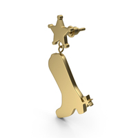 Earring Cowboy Boot PNG & PSD Images