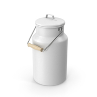 White Milk Can PNG & PSD Images