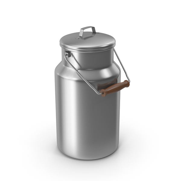 Silver Milk Can PNG & PSD Images
