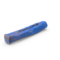 Blue Laying Dirty Camping Chair PNG & PSD Images