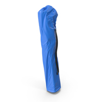 Camping Chair Blue Standing Clean PNG & PSD Images