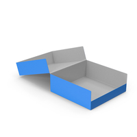Blue Cake Box PNG & PSD Images