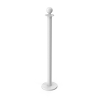 White Rope Stanchion Pole PNG & PSD Images