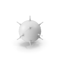 Monochrome Underwater Mine PNG & PSD Images