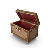 Empty Wooden Chest PNG & PSD Images