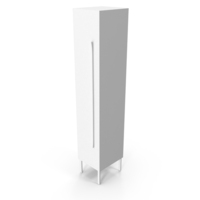 White Closed Bathroom Column Rack PNG & PSD Images