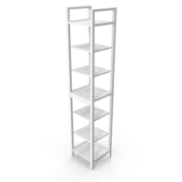 Matt Natural White Wall Mounted Bathroom Shelving PNG & PSD Images