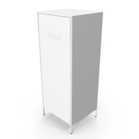 White Saranda Short Metal Locker Room PNG & PSD Images