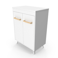 White Ladoga Countertop Vanity Unit PNG & PSD Images