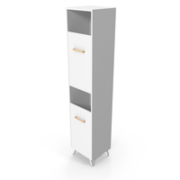 GoodHome Ladoga White Laundry Bathroom Shelving PNG & PSD Images