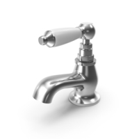 Traditional Basin Pillar Tap PNG & PSD Images