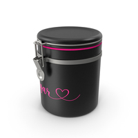 Black Sugar Jar PNG & PSD Images