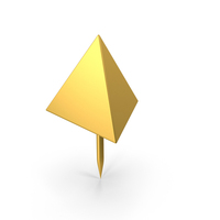 Pin Gold PNG & PSD Images