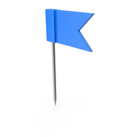 Flag Pin Blue PNG & PSD Images