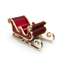 Santa's Sleigh PNG & PSD Images