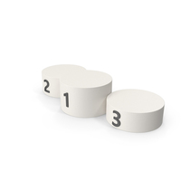 White Winners Podium PNG & PSD Images
