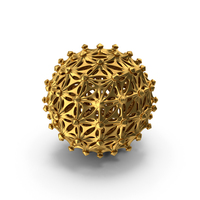Gold Modern Art Object PNG & PSD Images