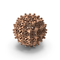 Bronze Modern Art Object PNG & PSD Images