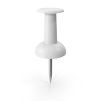 Push Pin White PNG & PSD Images