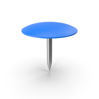 Thumb Tack Blue PNG & PSD Images