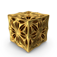 Gold Modern Art Object PNG & PSD Images