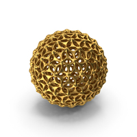 Gold Modern Art Object PNG & PSD Images