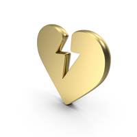 Broken Heart Symbol PNG & PSD Images