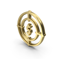 Target Dollar Symbol PNG & PSD Images