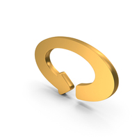 Gold 360 Degrees Icon PNG & PSD Images