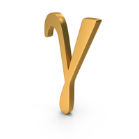 Gold Gamma Function Icon PNG & PSD Images