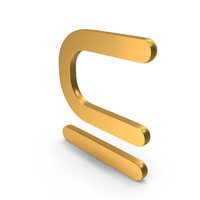Gold Mathematical Subset Icon PNG & PSD Images