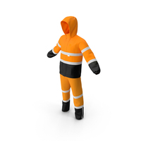 High Visibility Rain Suit PNG & PSD Images