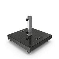 Wheeled Dark Granite Base PNG & PSD Images