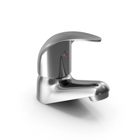 Blyth Contemporary Basin Pillar Tap Red PNG & PSD Images