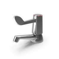 Netley Traditional Basin Pillar Tap Red PNG & PSD Images