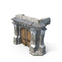 Old Medieval Gate PNG & PSD Images