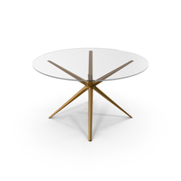Holly Hunt Etoile Dining Table PNG & PSD Images