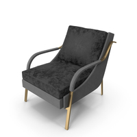 Holly Hunt Harlow Lounge Chair PNG & PSD Images