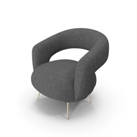 Kelly Wearstler Laurel Lounge Chair PNG & PSD Images