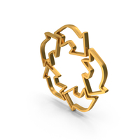 Gold Recycling Icon PNG & PSD Images