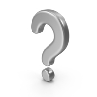 Question Mark Silver PNG & PSD Images