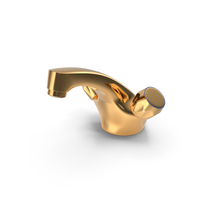 Calp Golden Chrome Basin Mixer PNG & PSD Images