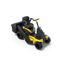 Electric Riding Lawn Mower With Bagger PNG & PSD Images
